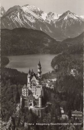 Neuschwanstein (OT von Schwangau) - Schloss mit Alpsee Neuschwanstein (OT von Schwangau) - Schloss mit Alpsee