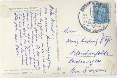 Ehrenfriedersdorf - Aussichtsfelsen Ehrenfriedersdorf - Aussichtsfelsen