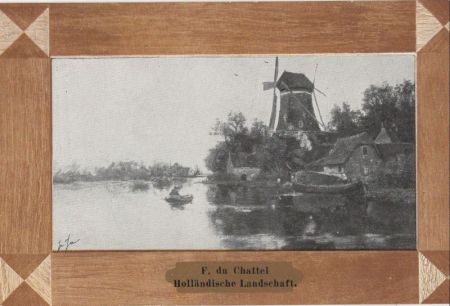 F. du Chattel - Holländische Landschaft F. du Chattel - Holländische Landschaft