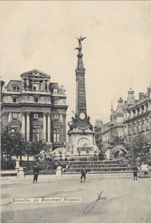 Brüssel - Bruxelles - Belgien - Monument Anspach Brüssel - Bruxelles - Belgien - Monument Anspach