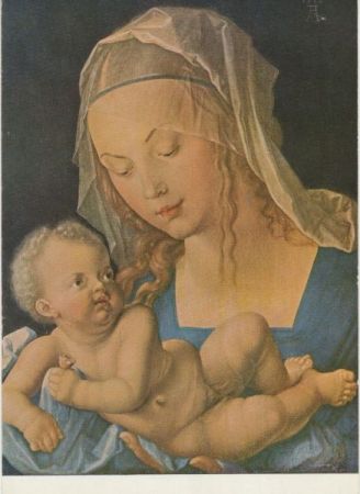 Albrecht Dürer - Madonna mit der Birne Albrecht Dürer - Madonna mit der Birne