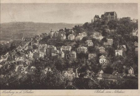 Marburg - Blick von Norden Marburg - Blick von Norden
