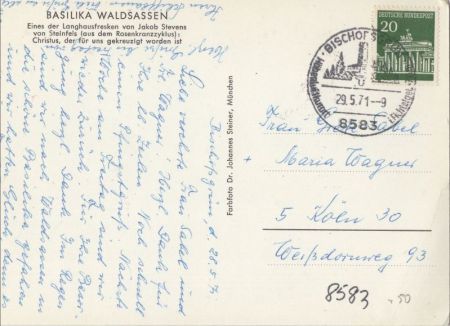 Waldsassen - Basilika, Langhausfreske Waldsassen - Basilika, Langhausfreske