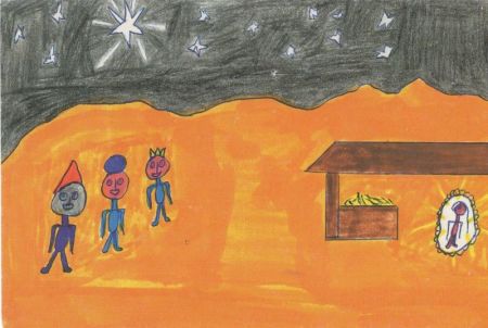 Heilieg Drei Könige  - Kinderzeichnung Heilieg Drei Könige  - Kinderzeichnung