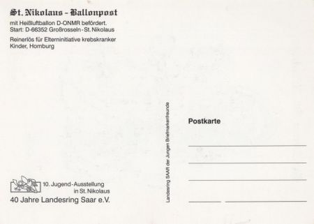 St. Nikolaus - Ballonpost - Post St. Nikolaus - Ballonpost - Post