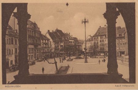 Mulhouse - Frankreich - Adolf Hitler Platz Mulhouse - Frankreich - Adolf Hitler Platz
