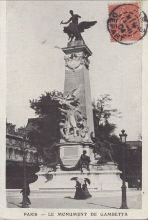 Paris - Frankreich - Monument de Gametta Paris - Frankreich - Monument de Gametta