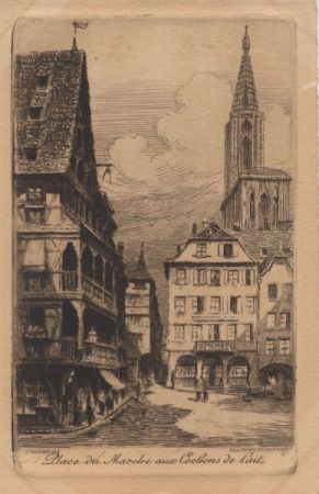 Strasbourg - Frankreich - Place du Marche Strasbourg - Frankreich - Place du Marche