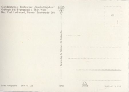 Brotterode - Restaurant Waldschlösschen