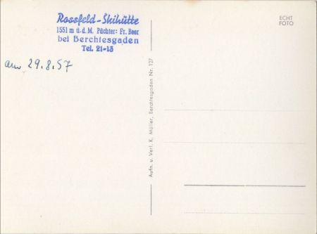 Oppenau-Lierbach - Rossfeldskihütte Oppenau-Lierbach - Rossfeldskihütte