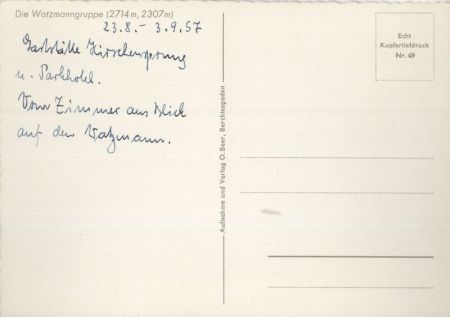 Watzmann - Watzmanngruppe
