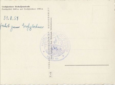 Großglockner-Hochalpenstraße - Österreich - Fuschertörl