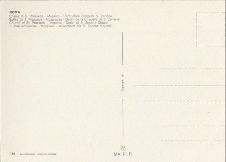 Rom - Roma - Italien - Chiesa di S. Prassede, mosaico