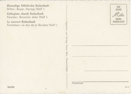 Rottenbuch - Stiftskirche Rottenbuch - Stiftskirche