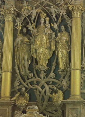 Stams - Österreich - Stiftskirche, Hochaltar Stams - Österreich - Stiftskirche, Hochaltar