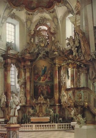 Bad Staffelstein, Vierzehnheiligen - Basilika, Hochaltar Bad Staffelstein, Vierzehnheiligen - Basilika, Hochaltar