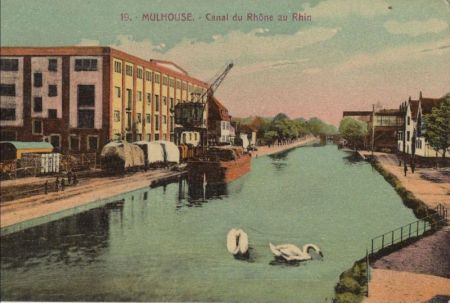 Mulhouse - Frankreich - Cana du Rhone au Rhin Mulhouse - Frankreich - Cana du Rhone au Rhin