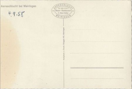 Meiringen - Schweiz - Aareschlucht