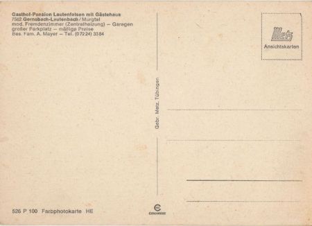 Gernsbach - Lautenbach Gernsbach - Lautenbach