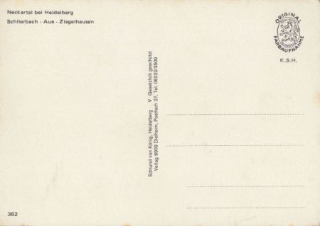 Heidelberg - Schlierbach - Aue - Ziegelhausen Heidelberg - Schlierbach - Aue - Ziegelhausen