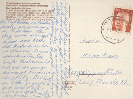 Detmold - Freilichtmuseum - lippischer Meierhof Detmold - Freilichtmuseum - lippischer Meierhof