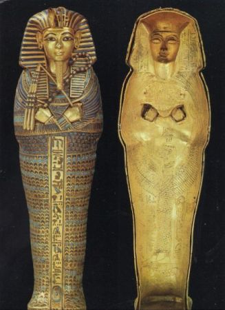 Kairo - Ägypten - Ägyptisches Museum, Eingeweidesarg Kairo - Ägypten - Ägyptisches Museum, Eingeweidesarg