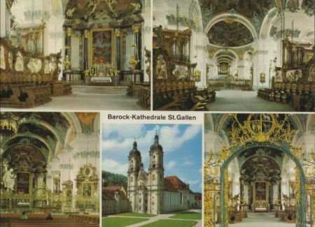 St. Gallen - Schweiz - Barock-Kathedrale St. Gallen - Schweiz - Barock-Kathedrale