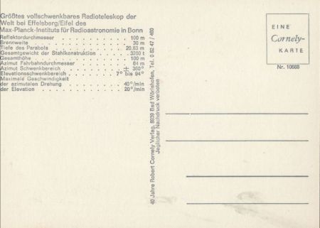 Bad Münstereifel-Effelsberg - Radioteleskop Bad Münstereifel-Effelsberg - Radioteleskop