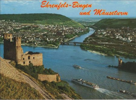 Bingen - Ehrenfels und Mäuseturm Bingen - Ehrenfels und Mäuseturm