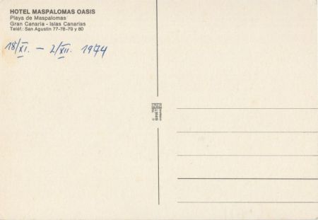 Maspalomas - Spanien - Hotel Maspalomas Oasis