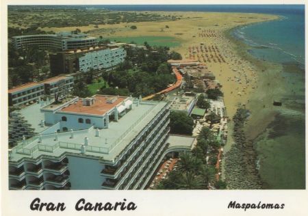 Maspalomas - Spanien - Hotels von oben Maspalomas - Spanien - Hotels von oben
