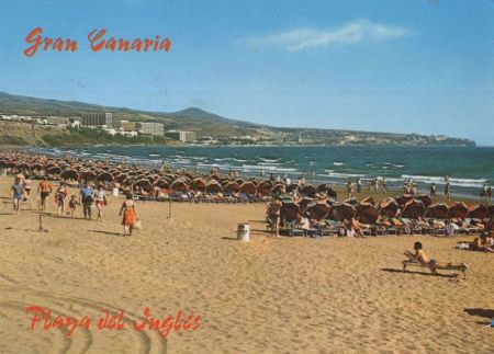 Playa del Inglés - Spanien - Strandbild Playa del Inglés - Spanien - Strandbild
