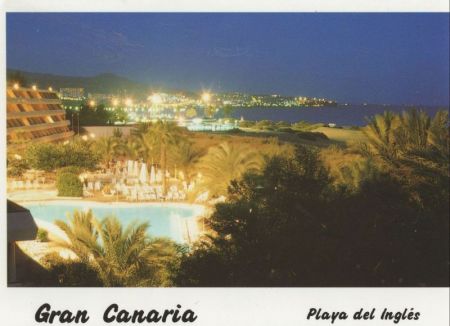 Playa del Inglés - Spanien - nachts Playa del Inglés - Spanien - nachts