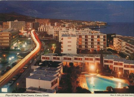 Playa del Inglés - Spanien - Night panorama Playa del Inglés - Spanien - Night panorama