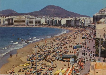 Las Palmas - Playa de las Canteras - Spanien - vista parcial Las Palmas - Playa de las Canteras - Spanien - vista parcial
