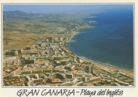 Playa del Inglés - Spanien - von oben Playa del Inglés - Spanien - von oben