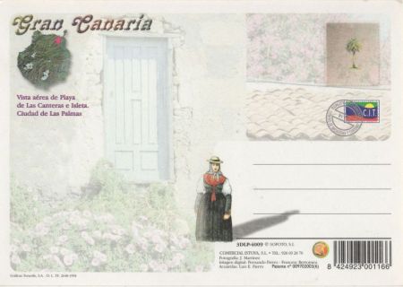 Las Palmas - Playa de las Canteras - Spanien - von oben