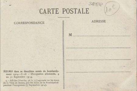 Reims - Frankreich - Occupation allemande