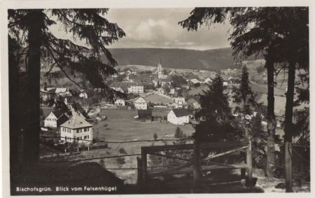 Bischofsgrün - Blick vom Felsenhügel Bischofsgrün - Blick vom Felsenhügel