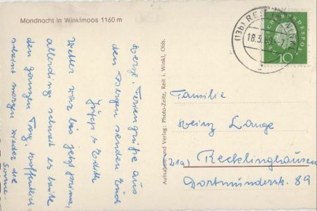 Reit im Winkl, Winklmoos - Mondnacht