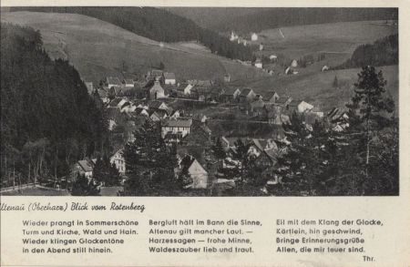Altenau - Blick vom Rotenberg Altenau - Blick vom Rotenberg