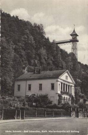 Bad Schandau - Marienkapelle mit Aufzug Bad Schandau - Marienkapelle mit Aufzug
