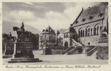 Goslar - Barbarossa- und Kaiser-Wilhelm-Denkmal Goslar - Barbarossa- und Kaiser-Wilhelm-Denkmal
