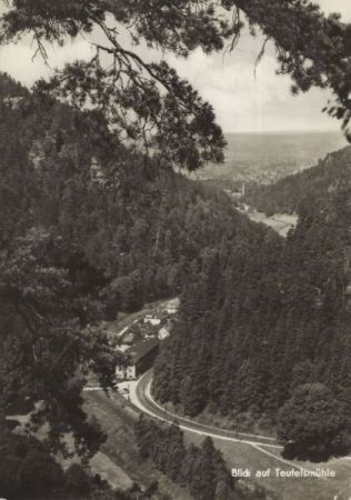 Kurort Oybin - Blick auf Teufelsmühle Kurort Oybin - Blick auf Teufelsmühle