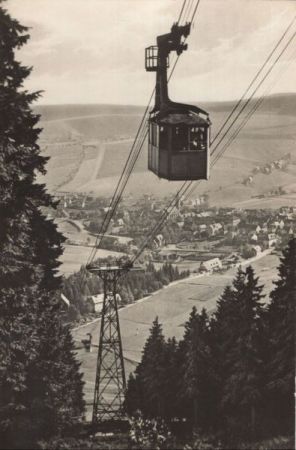 Oberwiesenthal - Blick von der Schwebebahn Oberwiesenthal - Blick von der Schwebebahn