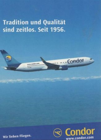 Condor Flugzeug Condor Flugzeug