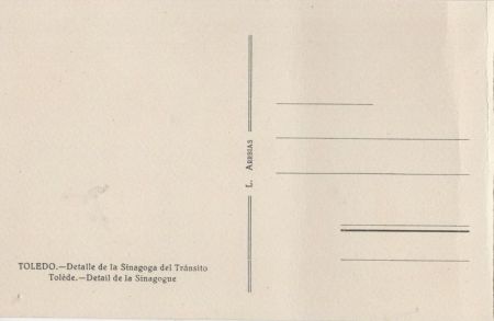 Toledo - Spanien - Detalle de la Sinagoga