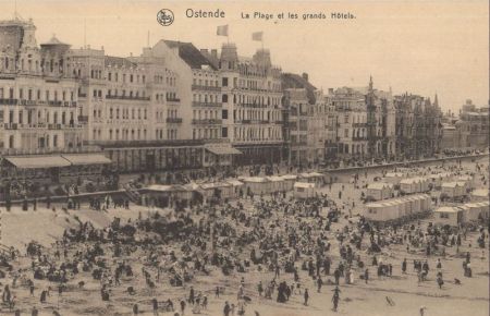 Ostende - Belgien - Plage et les grands Hotels Ostende - Belgien - Plage et les grands Hotels