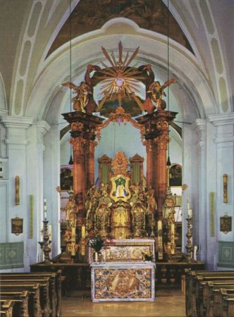 Neukirchen bei Heilig Blut - Wallfahrtskirche, Gnadenaltar Neukirchen bei Heilig Blut - Wallfahrtskirche, Gnadenaltar