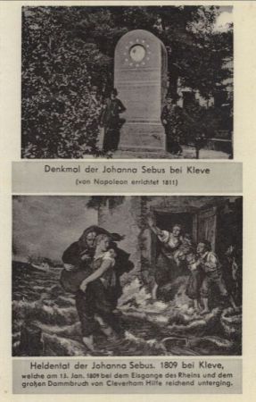 Kleve - Denkmal der Johanna Sebus Kleve - Denkmal der Johanna Sebus